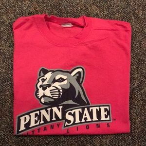 Penn State hot pink t shirt size small